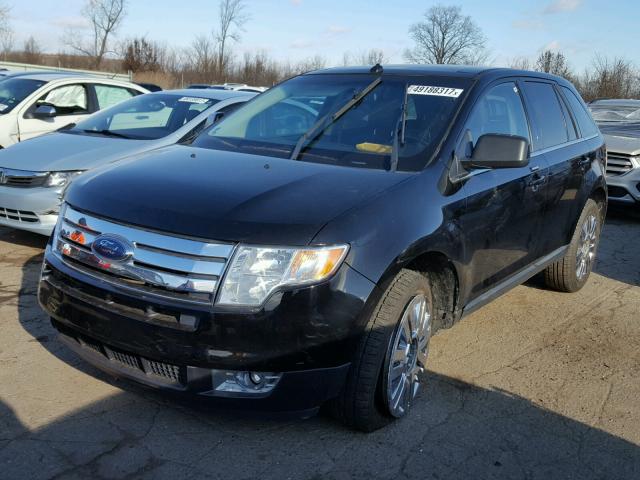 2FMDK39C08BA43043 - 2008 FORD EDGE LIMIT BLACK photo 2