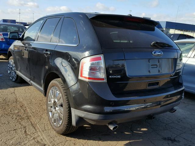 2FMDK39C08BA43043 - 2008 FORD EDGE LIMIT BLACK photo 3