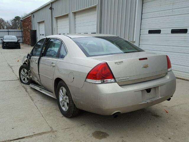 2G1WF5E33C1318396 - 2012 CHEVROLET IMPALA LS TAN photo 3