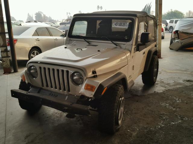 1J4FA29176P701594 - 2006 JEEP WRANGLER / WHITE photo 2