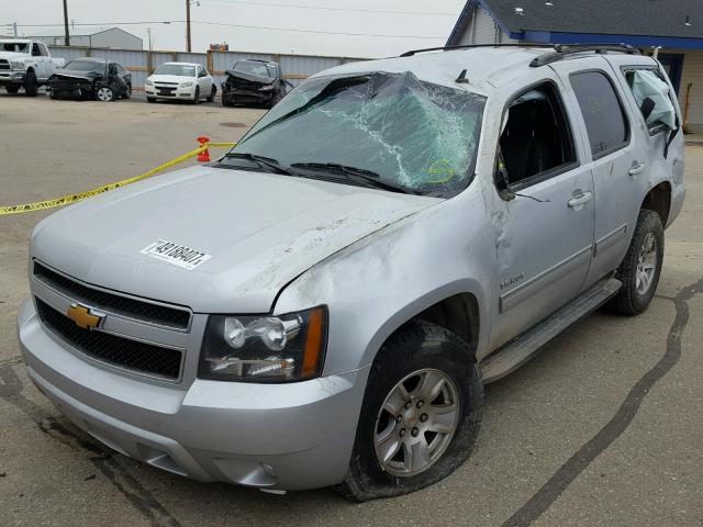 1GNSKBE06ER121360 - 2014 CHEVROLET TAHOE K150 SILVER photo 2