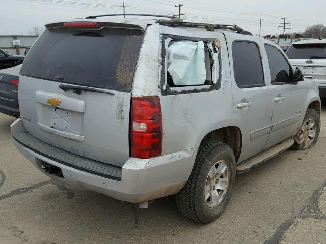 1GNSKBE06ER121360 - 2014 CHEVROLET TAHOE K150 SILVER photo 4