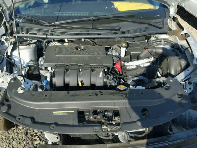 3N1AB7AP5HY258148 - 2017 NISSAN SENTRA SILVER photo 7