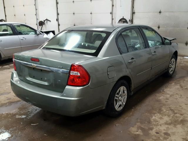 1G1ZS51F86F247735 - 2006 CHEVROLET MALIBU LS 绿色 照片 4