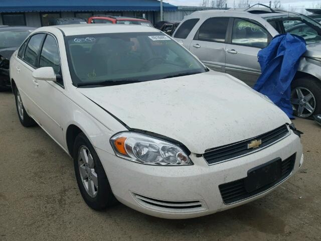 2G1WT55N289251731 - 2008 CHEVROLET IMPALA LT WHITE photo 1