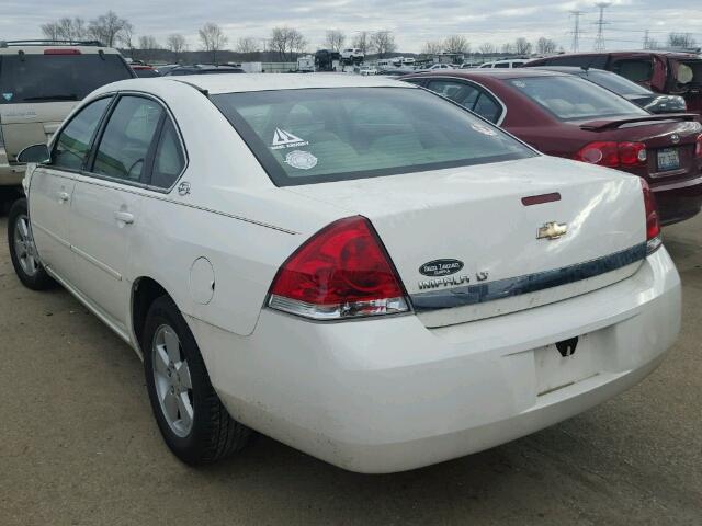 2G1WT55N289251731 - 2008 CHEVROLET IMPALA LT WHITE photo 3