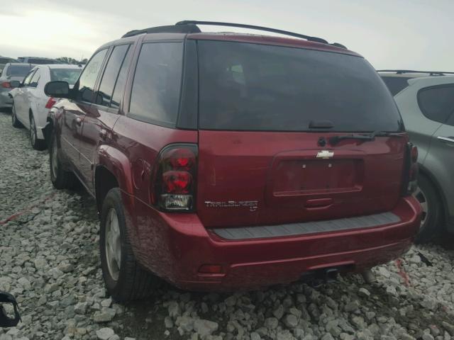 1GNES13M562212353 - 2006 CHEVROLET TRAILBLAZE RED photo 3