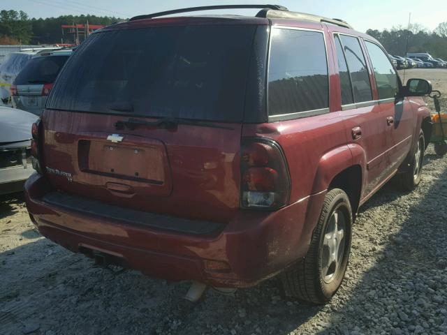 1GNES13M562212353 - 2006 CHEVROLET TRAILBLAZE RED photo 4