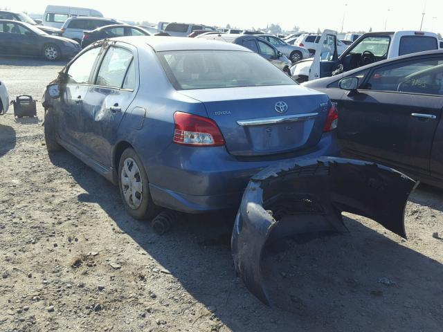 JTDBT923871049284 - 2007 TOYOTA YARIS BLUE photo 3