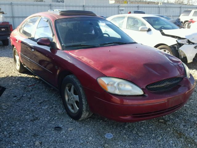 1FAFP55S32G222190 - 2002 FORD TAURUS SES MAROON photo 1