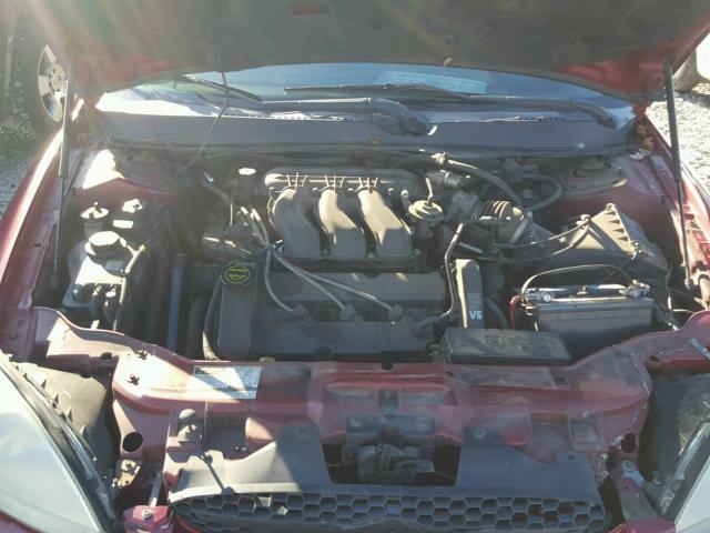 1FAFP55S32G222190 - 2002 FORD TAURUS SES MAROON photo 7