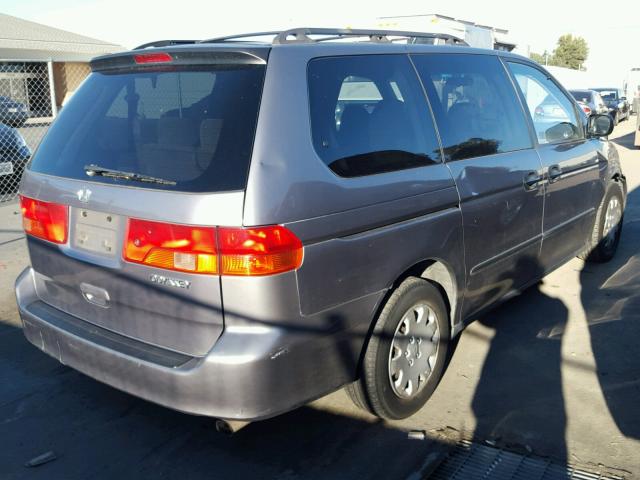 2HKRL1856YH508749 - 2000 HONDA ODYSSEY LX SILVER photo 4