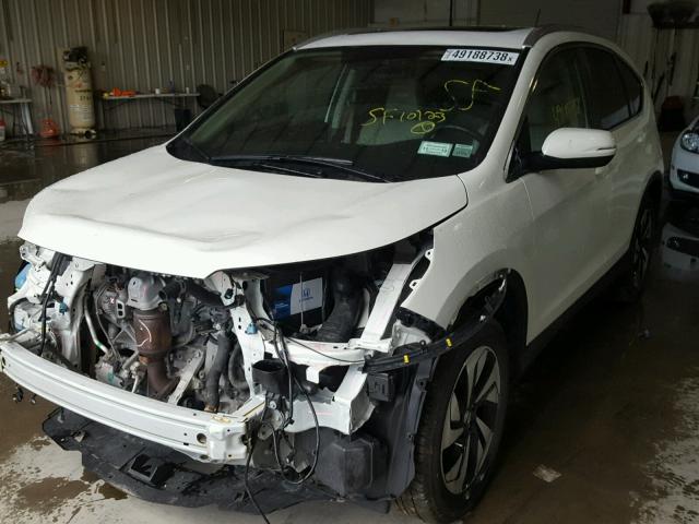 5J6RM4H97FL024223 - 2015 HONDA CR-V TOURI WHITE photo 2