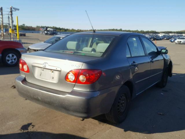 2T1BR30E57C802426 - 2007 TOYOTA COROLLA CE GRAY photo 4