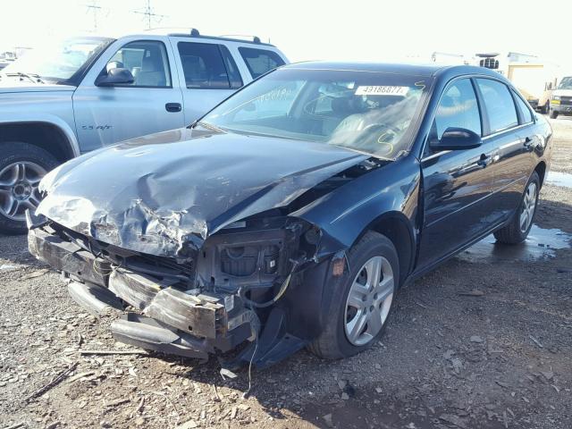 2G1WT58K881285818 - 2008 CHEVROLET IMPALA LT BLACK photo 2