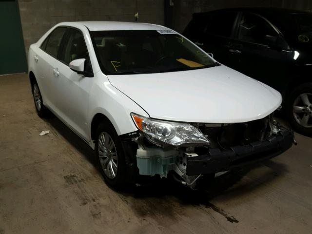 4T4BF1FK6DR309123 - 2013 TOYOTA CAMRY L WHITE photo 1