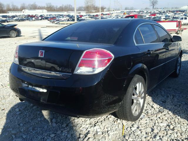 1G8ZS57N37F198879 - 2007 SATURN AURA XE BLACK photo 4