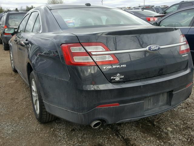 1FAHP2D87DG236061 - 2013 FORD TAURUS SE BLACK photo 3