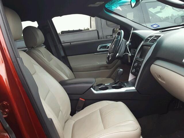 1FM5K7D83EGA88917 - 2014 FORD EXPLORER X RED photo 5