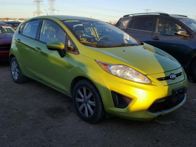 3FADP4EJ2BM153992 - 2011 FORD FIESTA SE GREEN photo 1