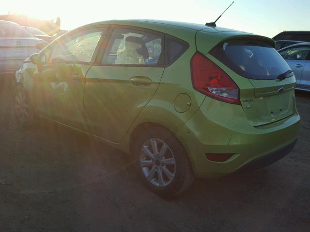 3FADP4EJ2BM153992 - 2011 FORD FIESTA SE GREEN photo 3