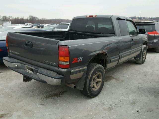 1GCEK19T2XE244202 - 1999 CHEVROLET SILVERADO GRAY photo 4