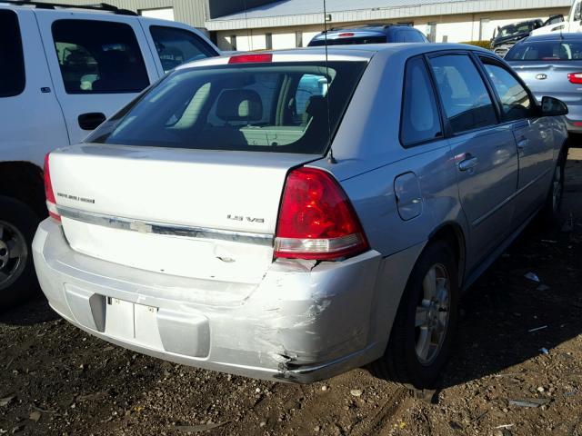 1G1ZT64804F157606 - 2004 CHEVROLET MALIBU MAX SILVER photo 4