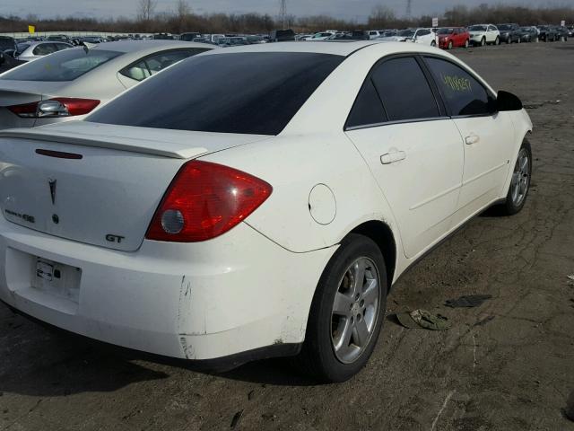 1G2ZH58N474146440 - 2007 PONTIAC G6 GT WHITE photo 4