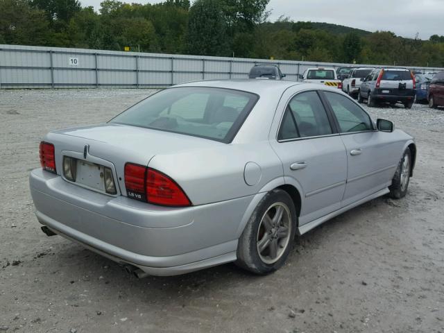 1LNHM87A72Y674523 - 2002 LINCOLN LS SILVER photo 4