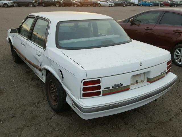 1G3AJ55M7S6349022 - 1995 OLDSMOBILE CIERA SL WHITE photo 3