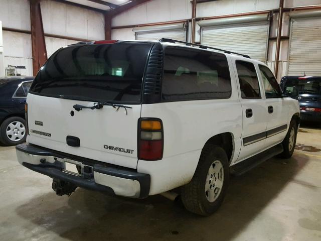 1GNEC16Z54J240757 - 2004 CHEVROLET SUBURBAN C WHITE photo 4