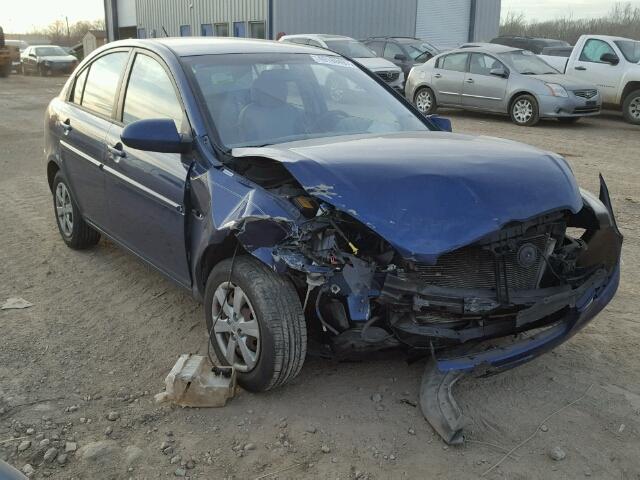 KMHCN46C59U373740 - 2009 HYUNDAI ACCENT GLS BLUE photo 1