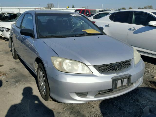 1HGEM21574L016461 - 2004 HONDA CIVIC LX SILVER photo 1