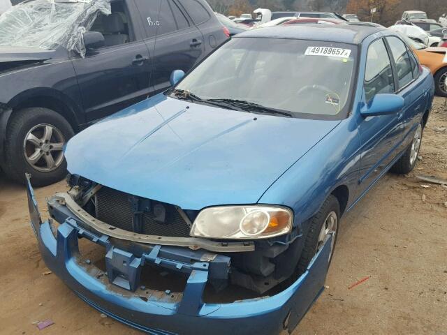 3N1CB51DX4L485653 - 2004 NISSAN SENTRA 1.8 TEAL photo 2