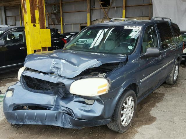 5GADV33136D160014 - 2006 BUICK TERRAZA CX BLUE photo 2