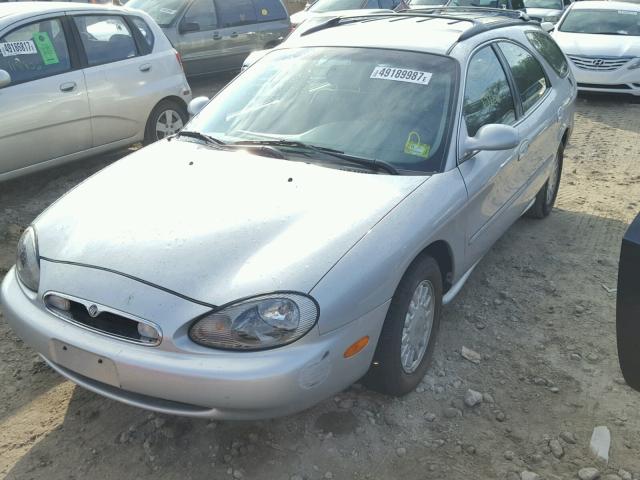 1MELM55U8VA661947 - 1997 MERCURY SABLE GS SILVER photo 2