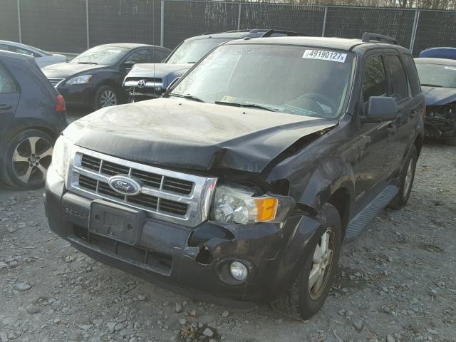 1FMCU93Z98KA91135 - 2008 FORD ESCAPE XLT BLACK photo 2