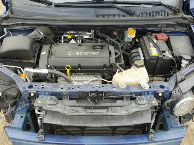 1G1JA5SH9D4135096 - 2013 CHEVROLET SONIC LS BLUE photo 7