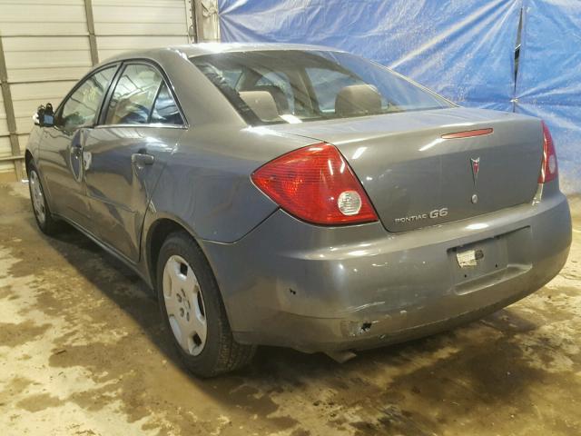 1G2ZF58B774240923 - 2007 PONTIAC G6 VALUE L GRAY photo 3