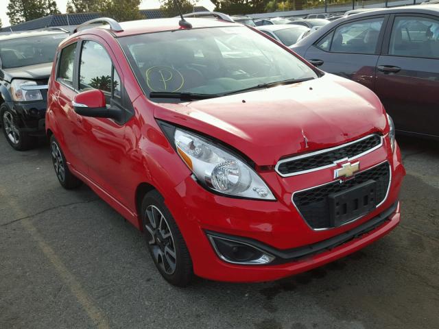 KL8CF6S98EC510184 - 2014 CHEVROLET SPARK 2LT RED photo 1