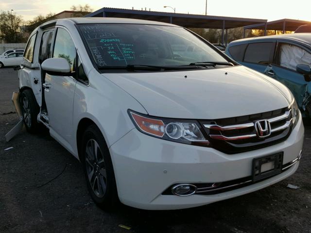 5FNRL5H90FB003764 - 2015 HONDA ODYSSEY TO WHITE photo 1