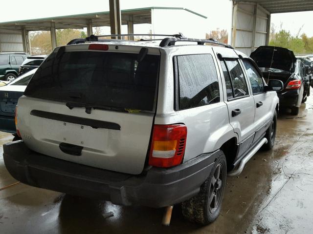 1J4GX48S94C168435 - 2004 JEEP GRAND CHER GRAY photo 4