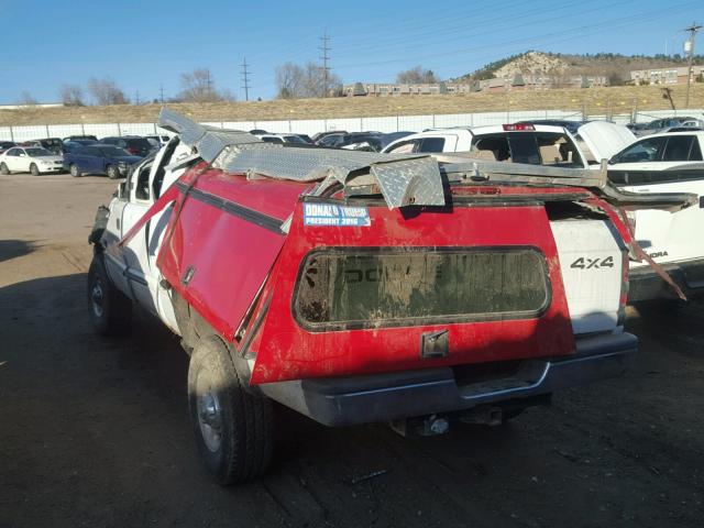 1B7KF23651J531404 - 2001 DODGE RAM 2500 WHITE photo 3