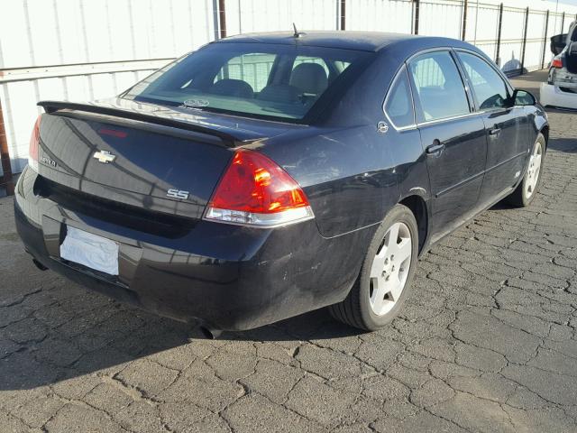 2G1WD58C269120884 - 2006 CHEVROLET IMPALA SUP 黑色 照片 4