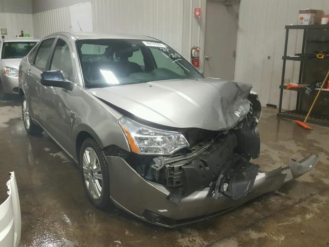 1FAHP35N48W296143 - 2008 FORD FOCUS SE GRAY photo 1