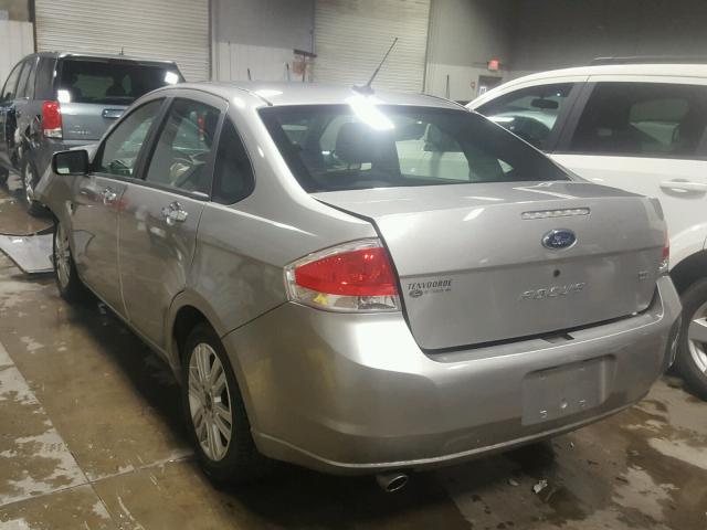 1FAHP35N48W296143 - 2008 FORD FOCUS SE GRAY photo 3