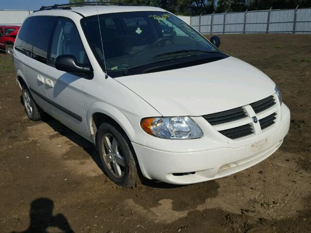 1D4GP45R95B433680 - 2005 DODGE CARAVAN SX WHITE photo 1