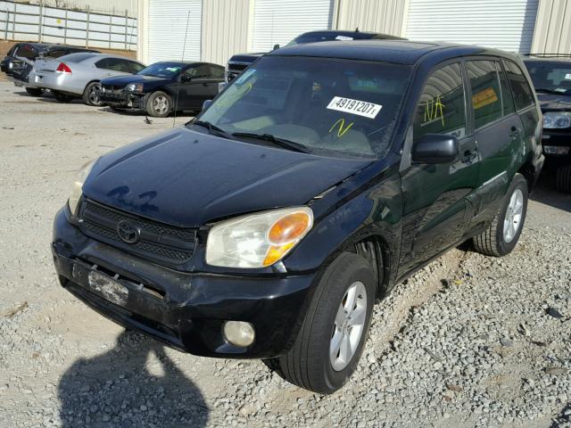 JTEGD20V740040202 - 2004 TOYOTA RAV4 BLACK photo 2