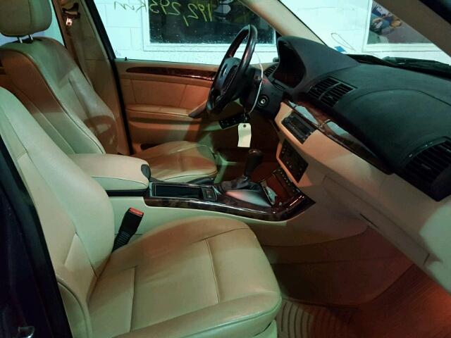 5UXFA13596LY47402 - 2006 BMW X5 3.0I BLACK photo 5