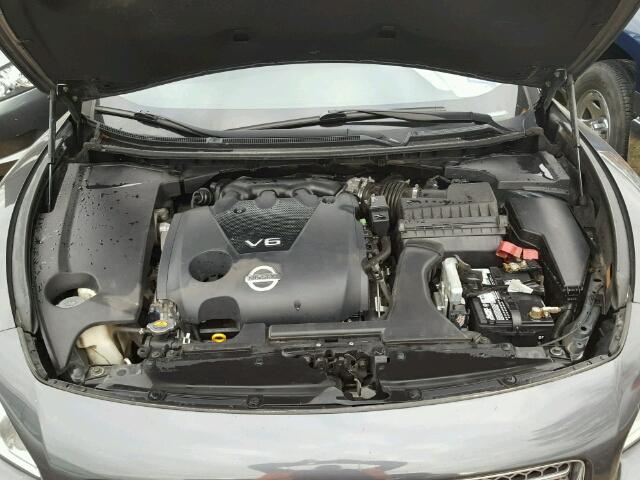 1N4AA5AP9AC830573 - 2010 NISSAN MAXIMA S GRAY photo 7